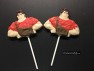 348sp Muscle Man Chocolate or Hard Candy Lollipop Mold